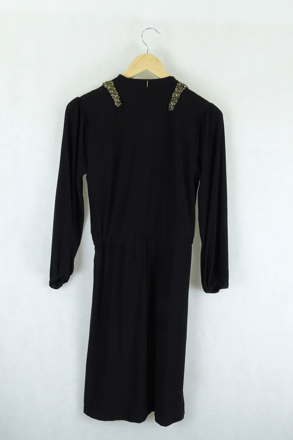 Black Beaded Dress S
