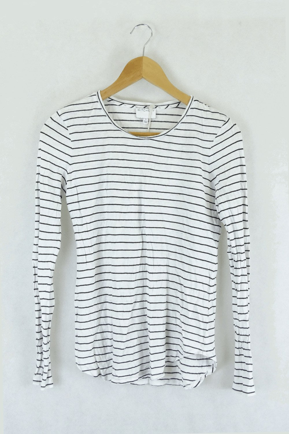 Witchery black and white striped top S