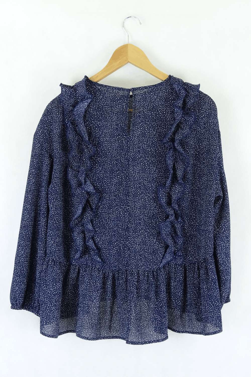 H&amp;M Navy Blouse 10