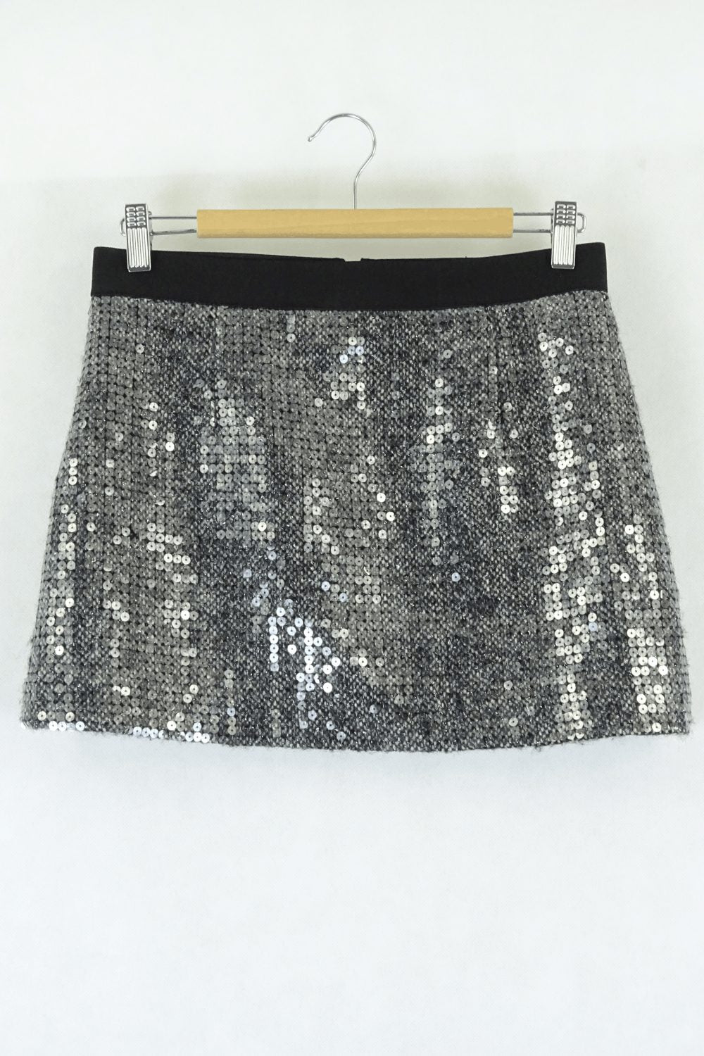 Silver sequin skirt clearance topshop