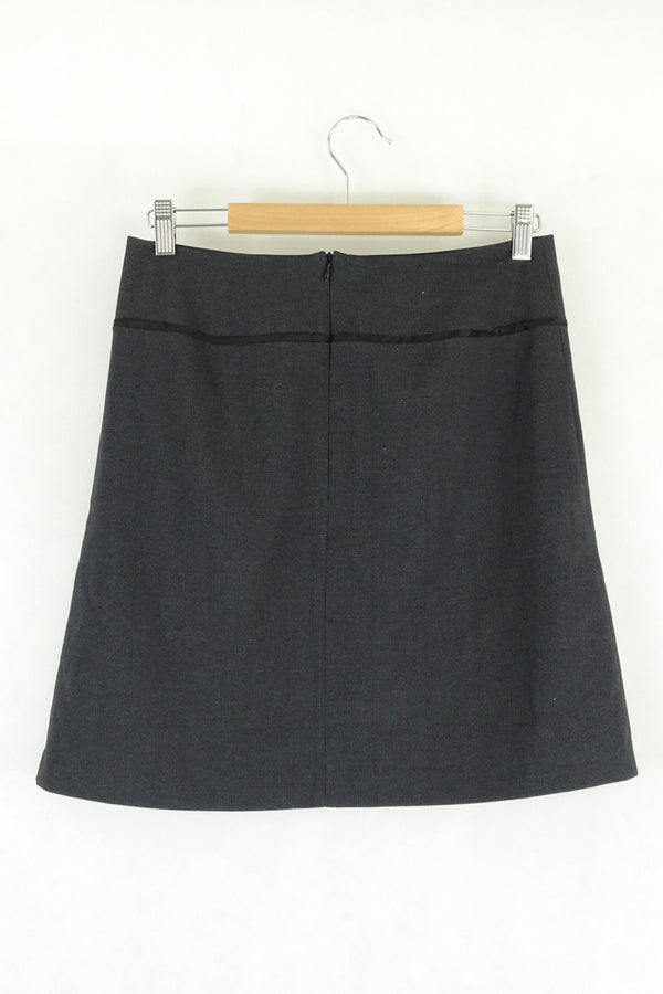 Portmans Grey Skirt 8 - Reluv Clothing Australia