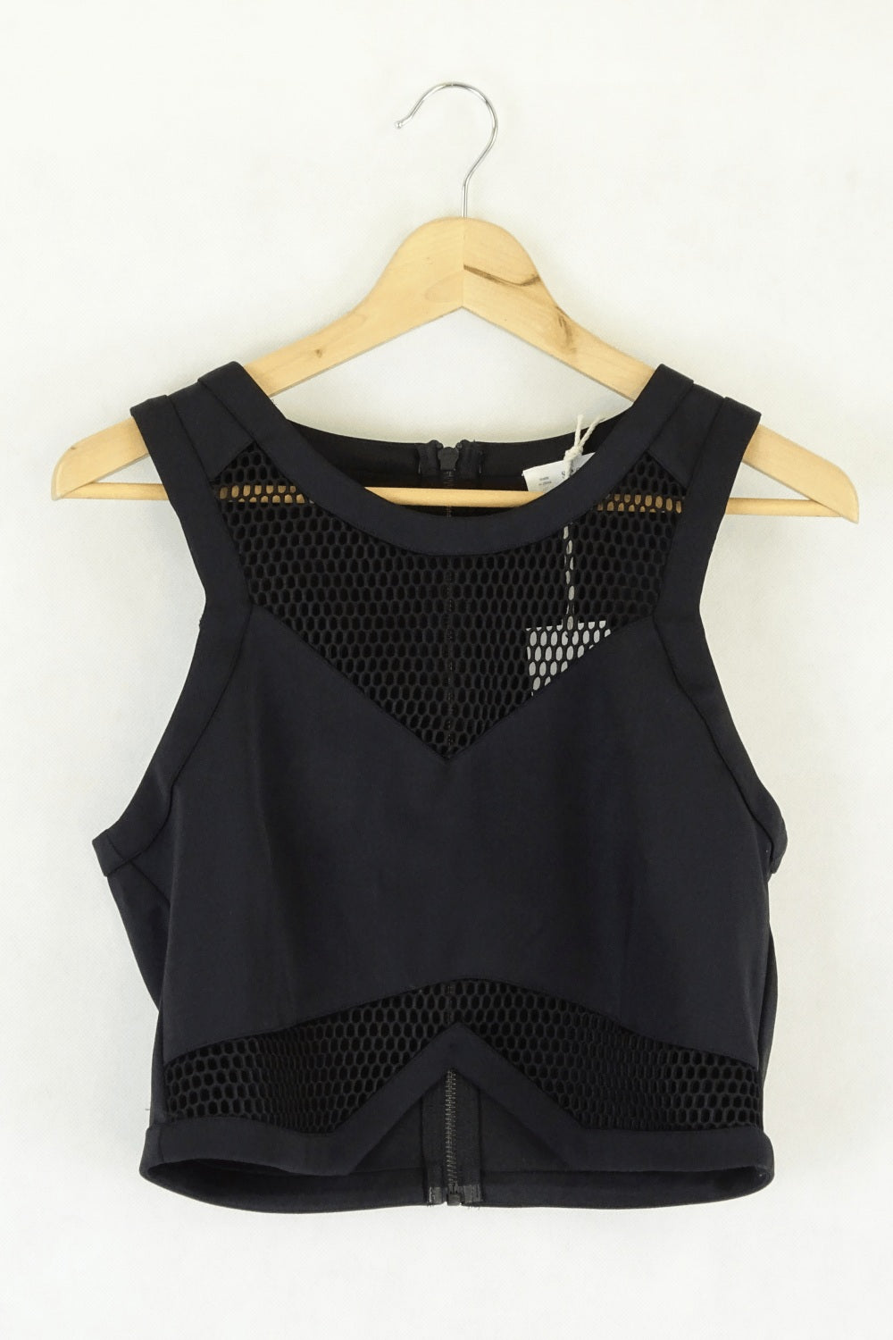 Seed Black Crop Top M