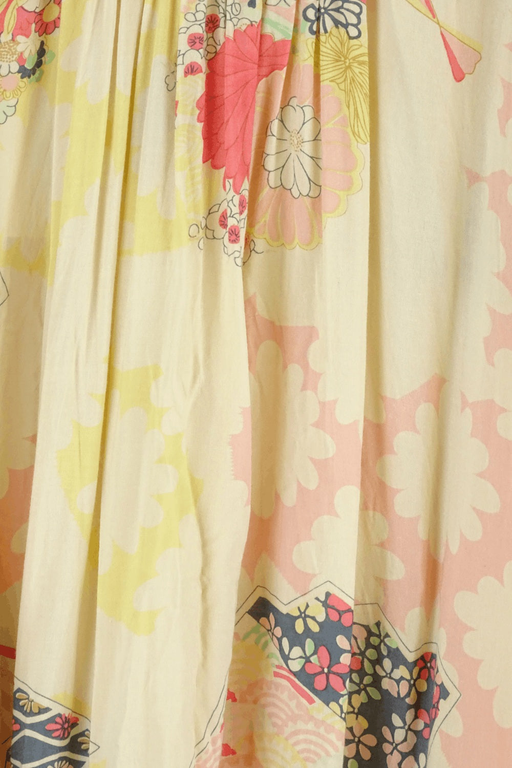 Flannel Yellow Floral Dress 1 (8 -10AU)