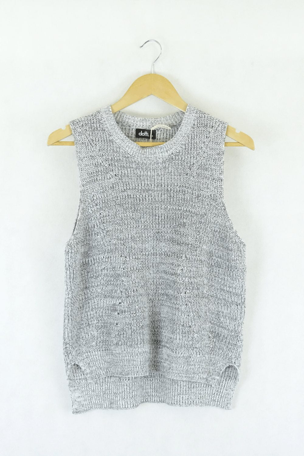 Dotti Grey Knit Vest M