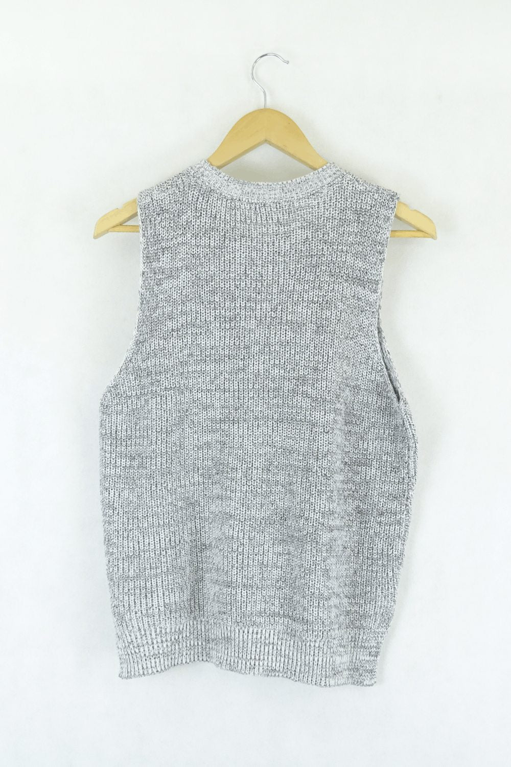 Dotti Grey Knit Vest M