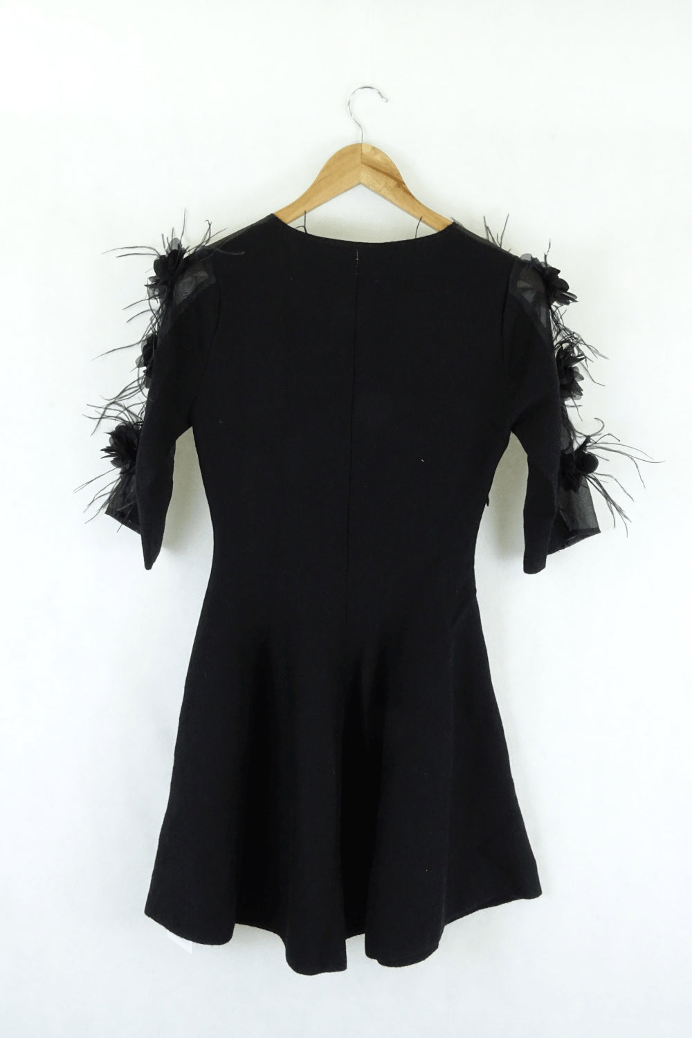 Style Fashion Black Knit Dress Xs/S