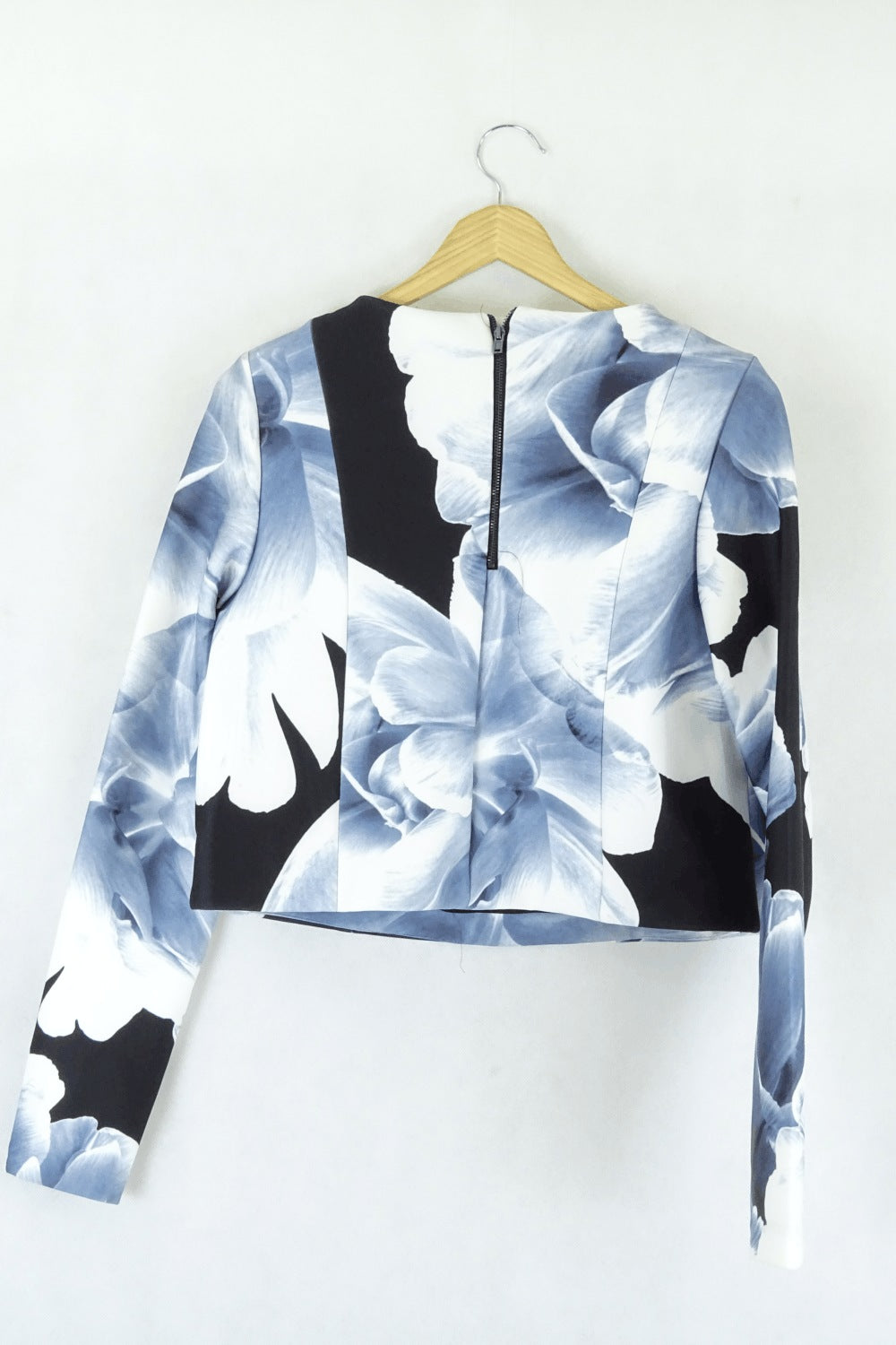 Kookai Blue Floral Top 40 (12AU)