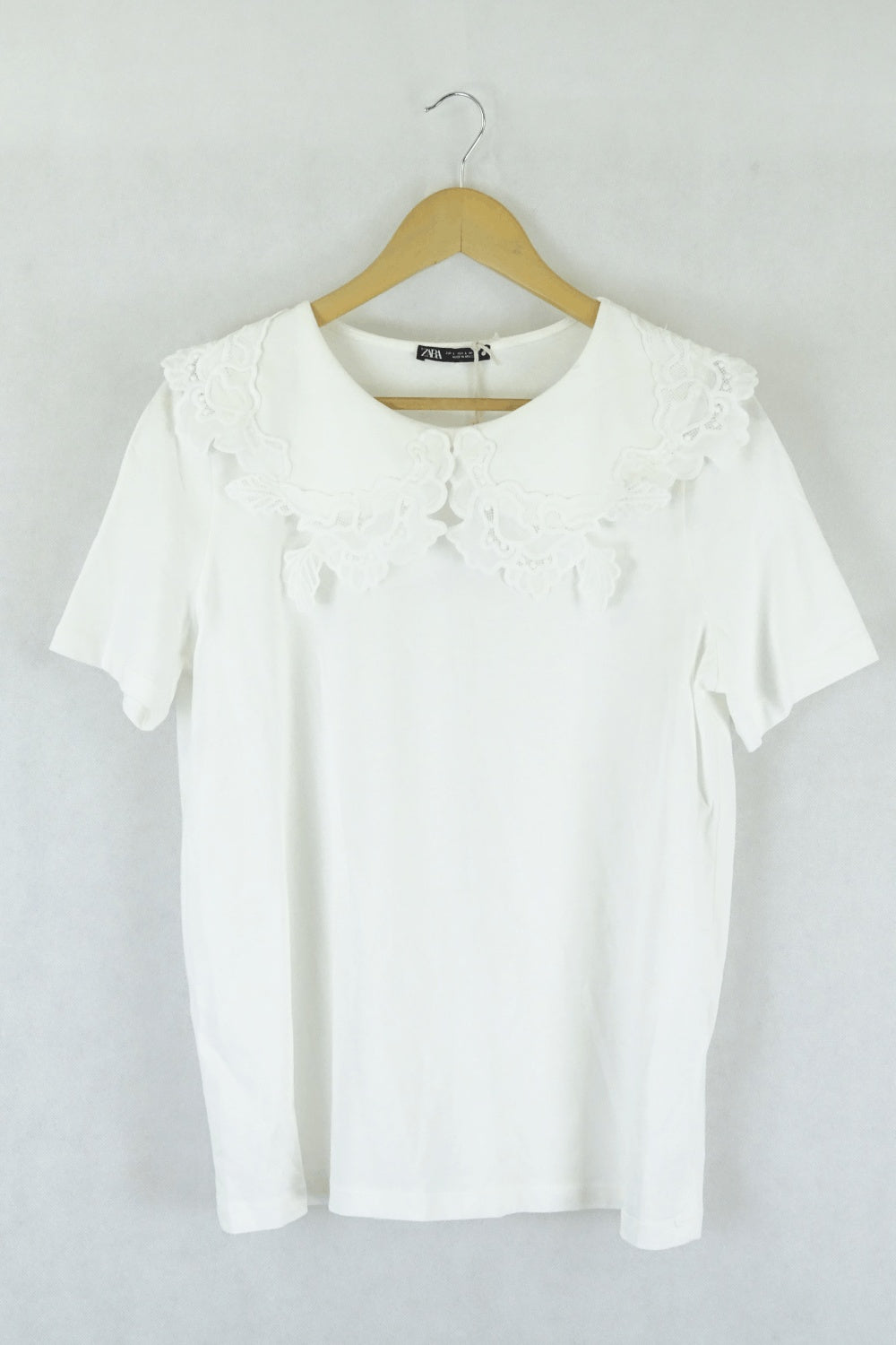 Zara White T-Shirt L