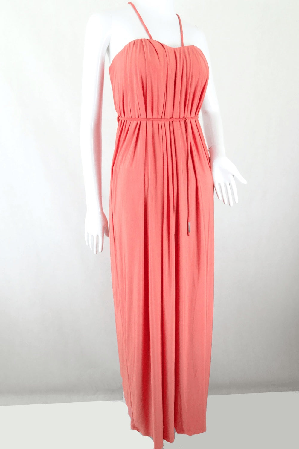 Majestic Maxi Coral Dress 8