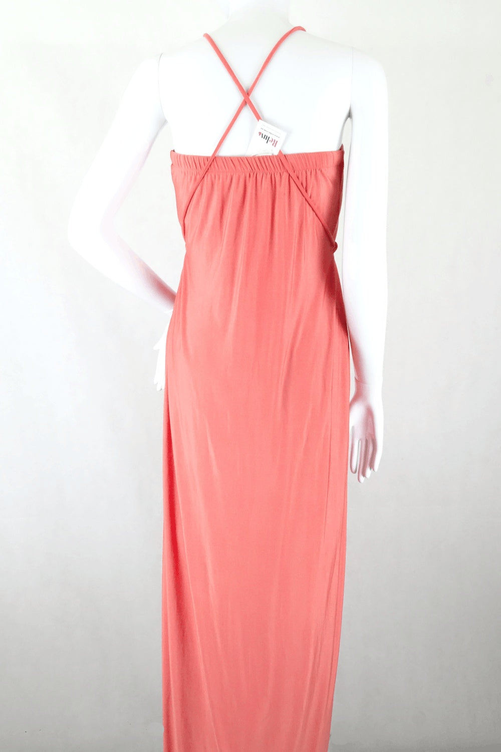 Majestic Maxi Coral Dress 8