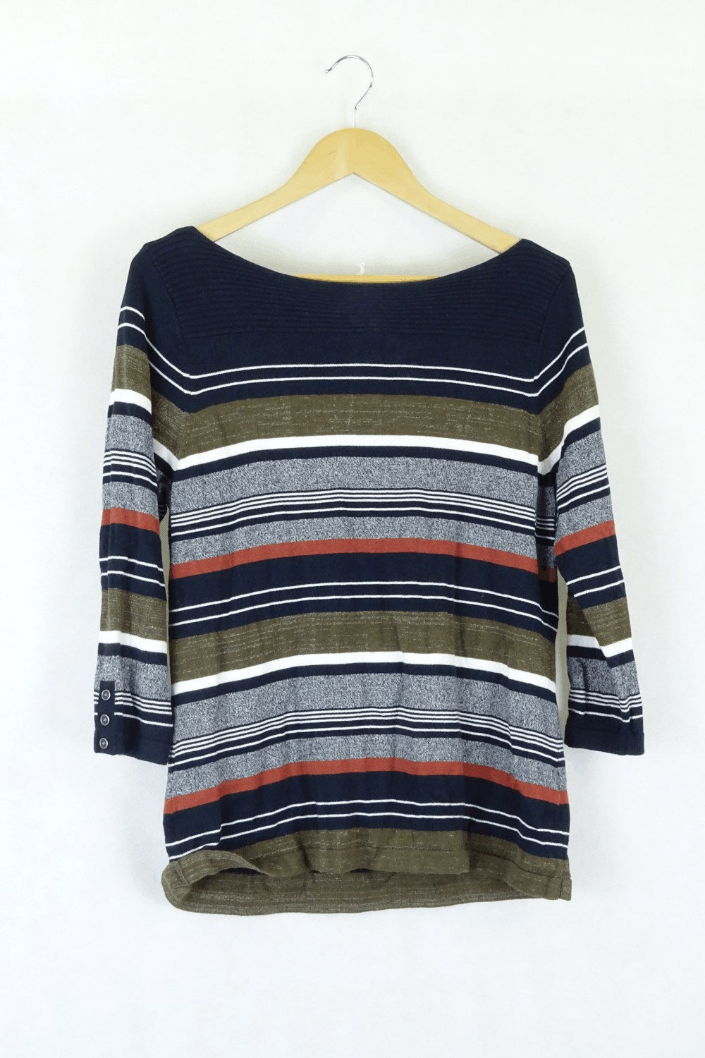 W Lane Tonal Knit Top M