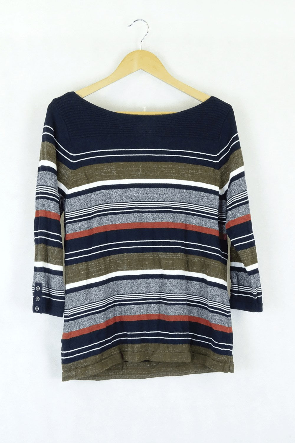 W Lane Tonal Knit Top M