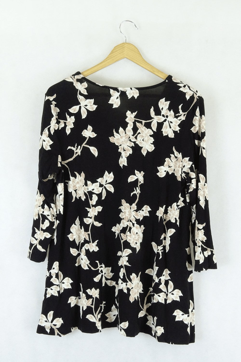 Blue Illusion Floral Top M