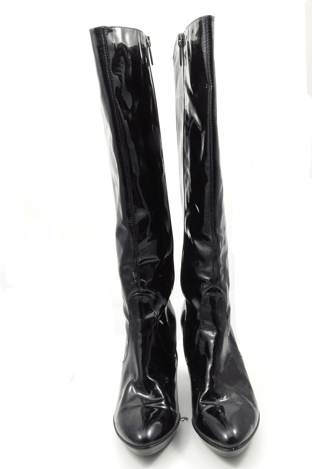 Aquatalia Patent Leather Knee High Boots