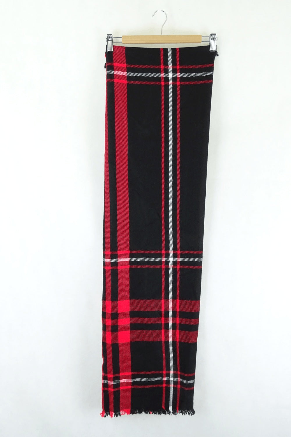 Black And Red Scarf