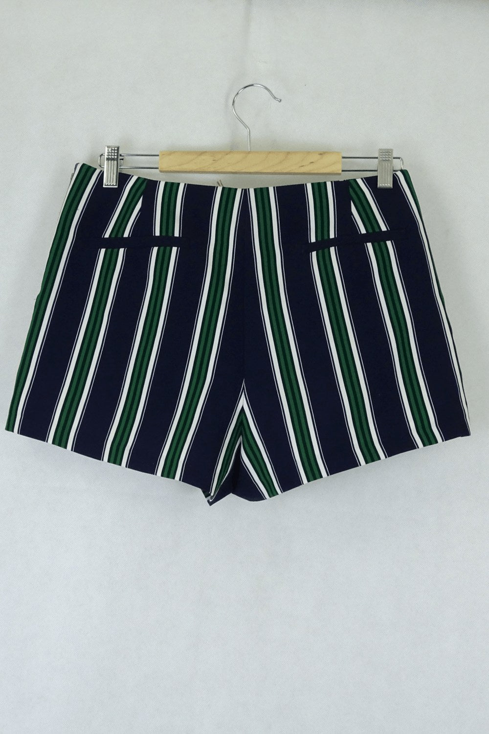 Forever21 Navy Striped Shorts 30 (AU12)