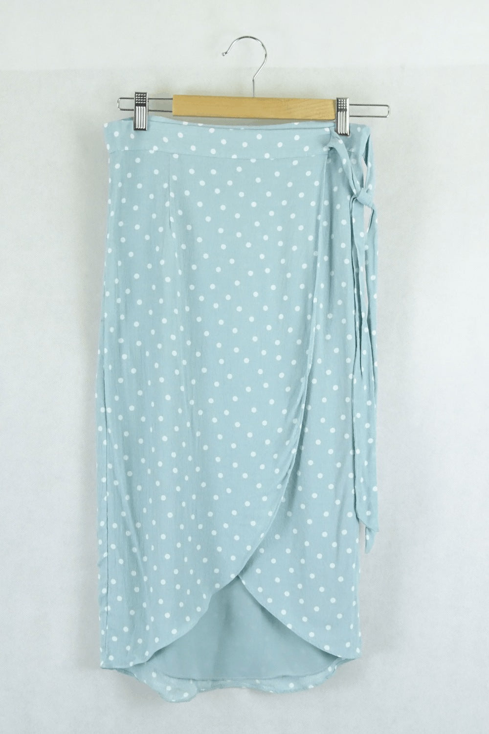 Forever New Polka Dot Blue Skirt 8