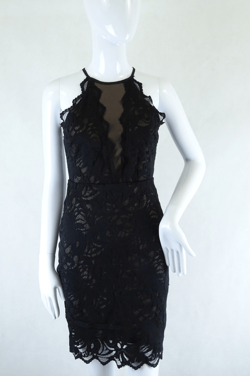 H&amp;M Black Lace Dress 8