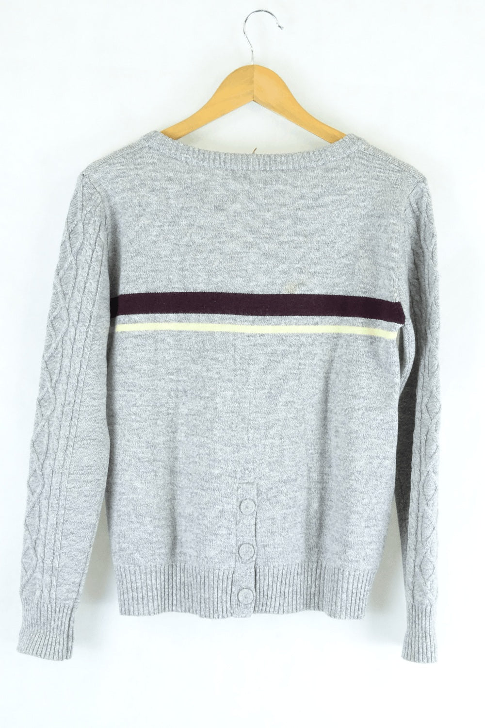 Grace Grey Striped  Jumper 2 (10AU)