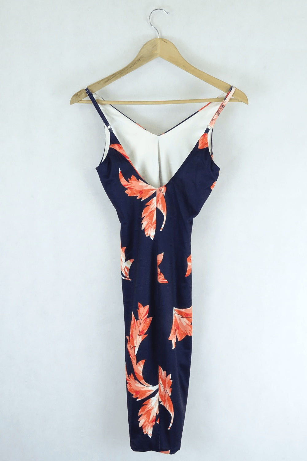 Blossom Floral Dress Navy And Orange 6