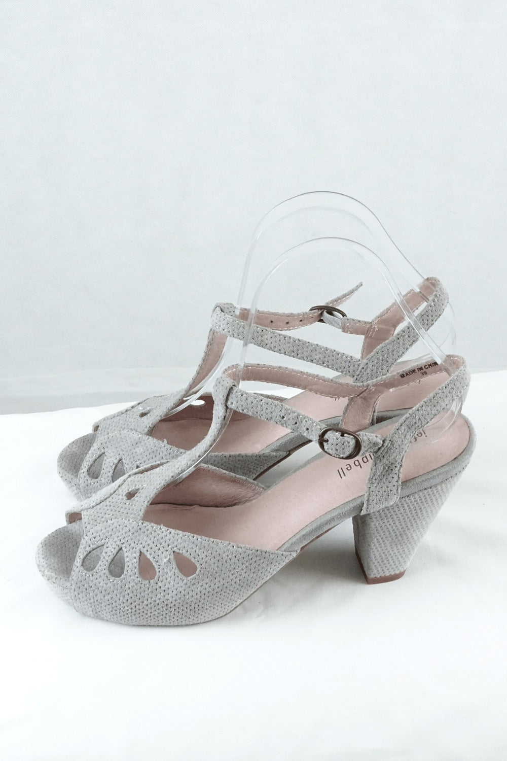 Jeffery Campbell Grey Sandal Wedges 39