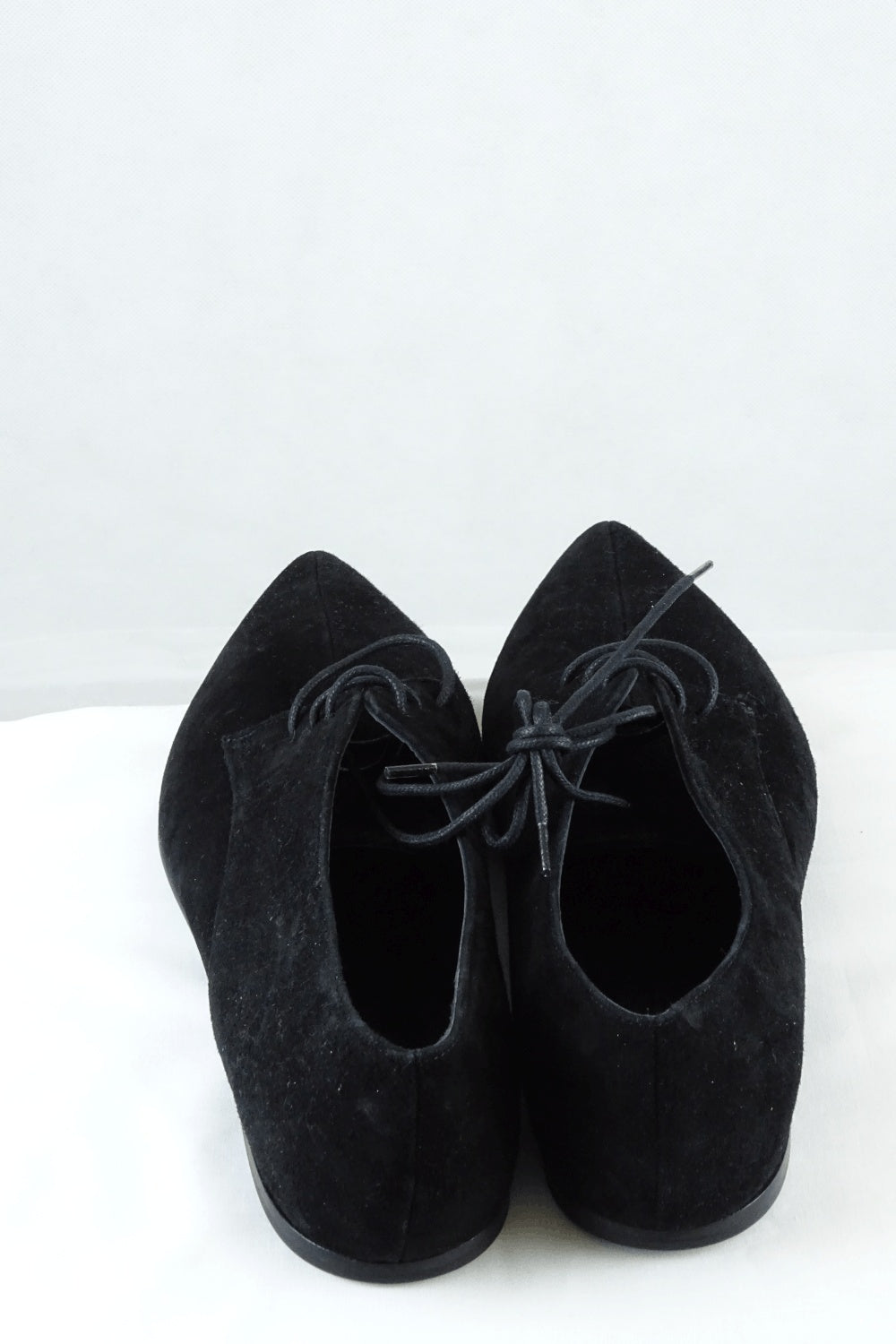 Bassike Leather Pointy Black Shoes 40 Reluv Clothing Australia