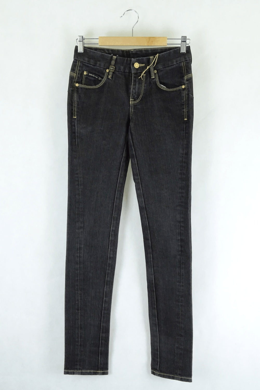 Calvin Klein Black Low Rise Skinny Jeans XS