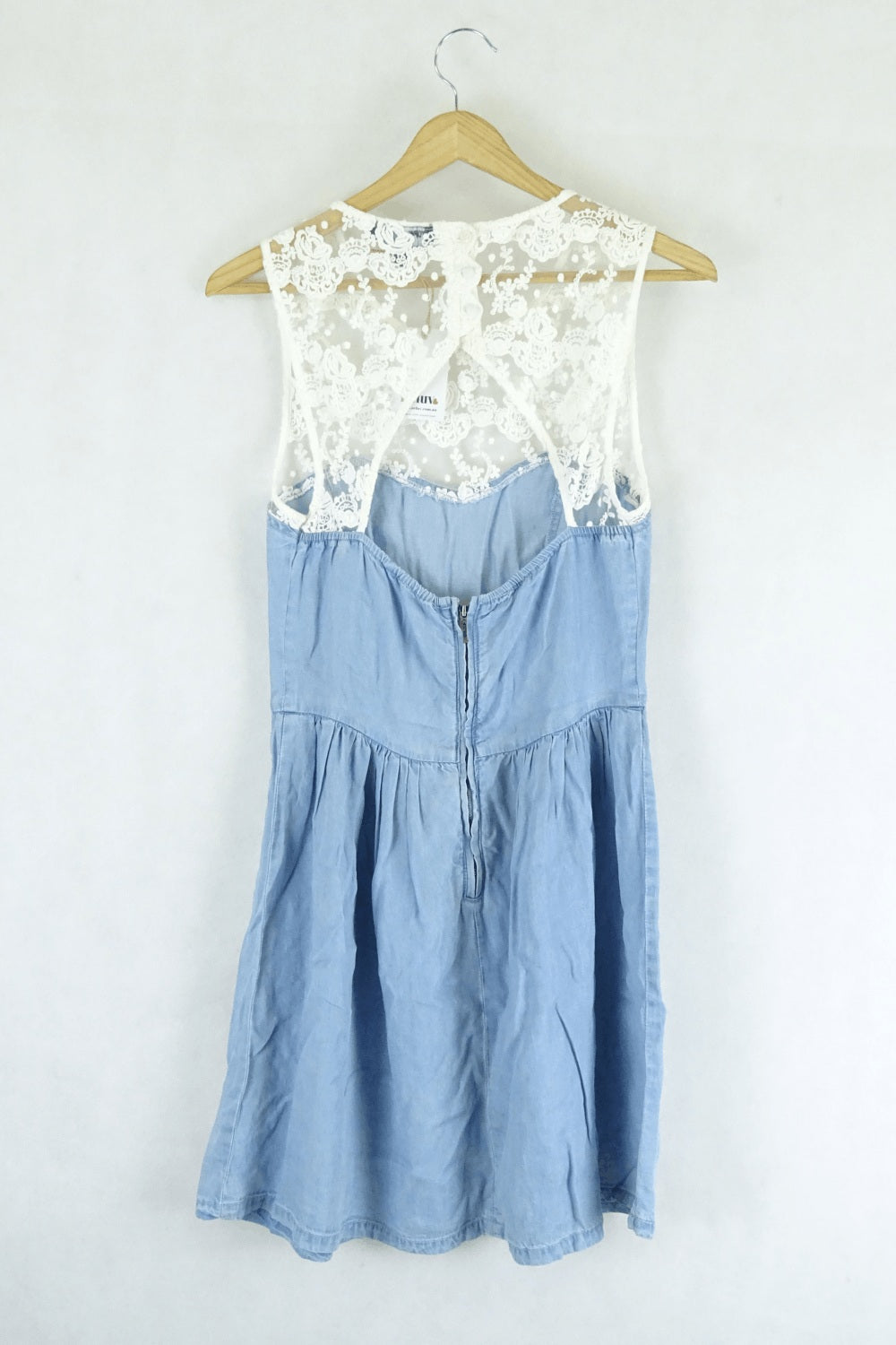 Forever New Blue Chambray Dress 10