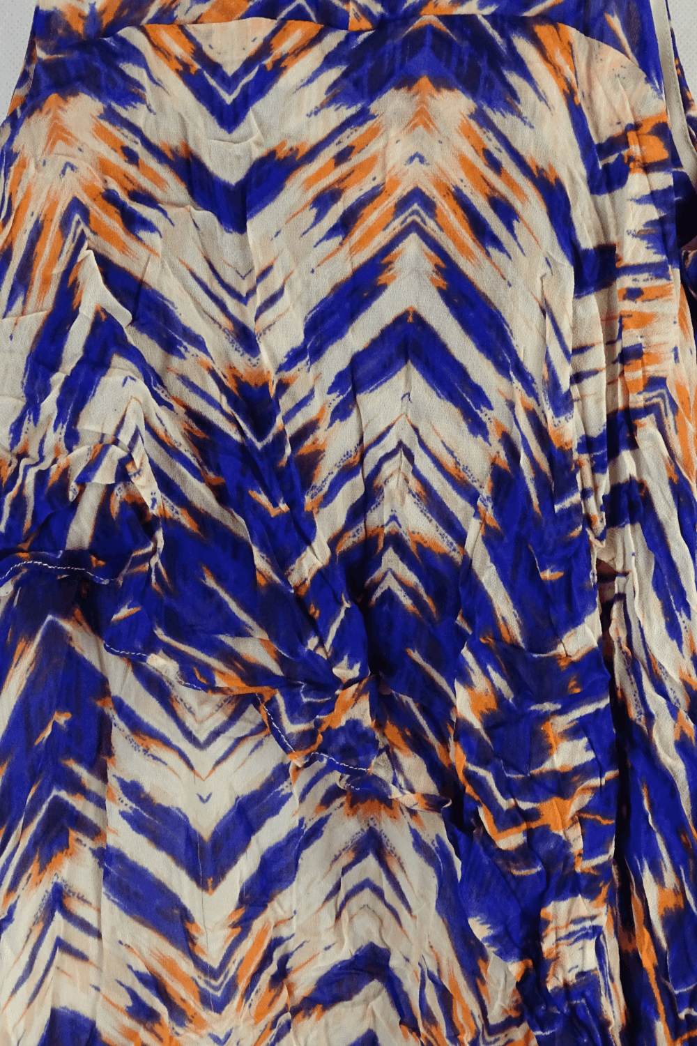 Witchery Blue And Orange Printed Dress 10