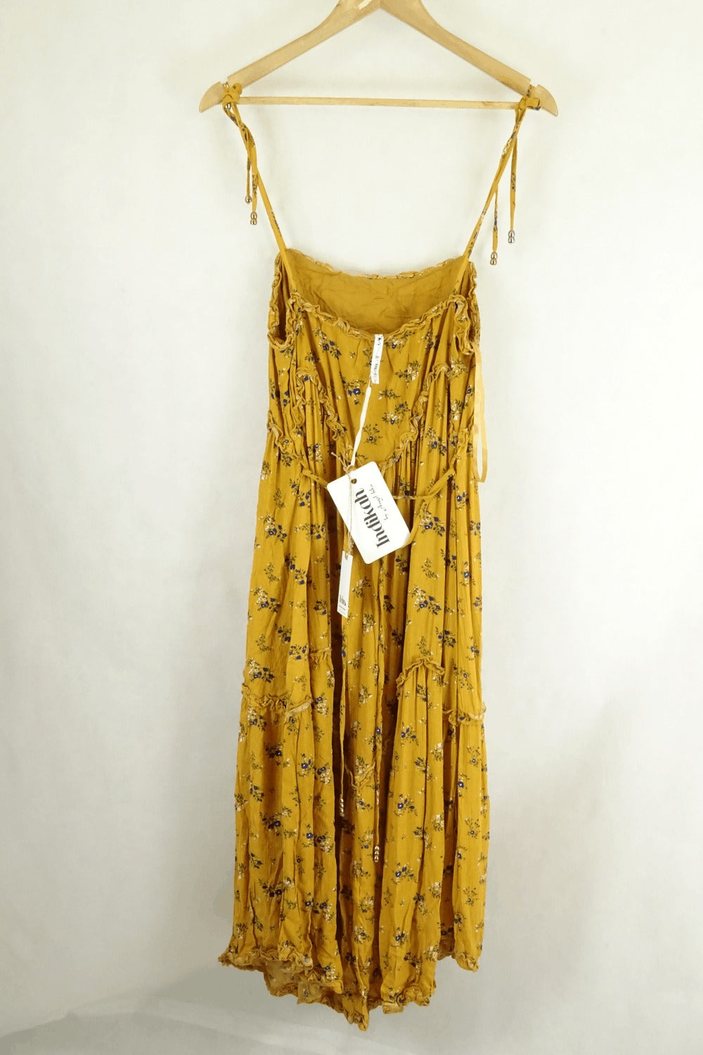 Indikah Yellow Floral Dress 8