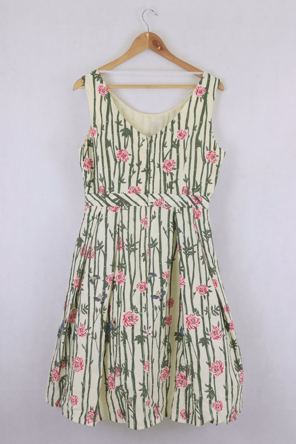 Revival Floral  Yellow And Green Dress 12 BNWT