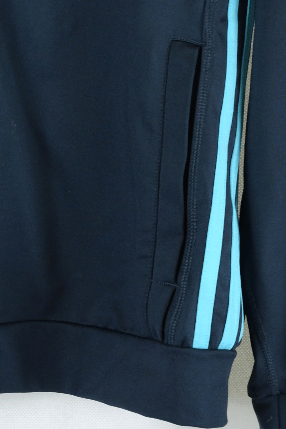 Adidas Blue Long Sleeve Zip Up Jumper M