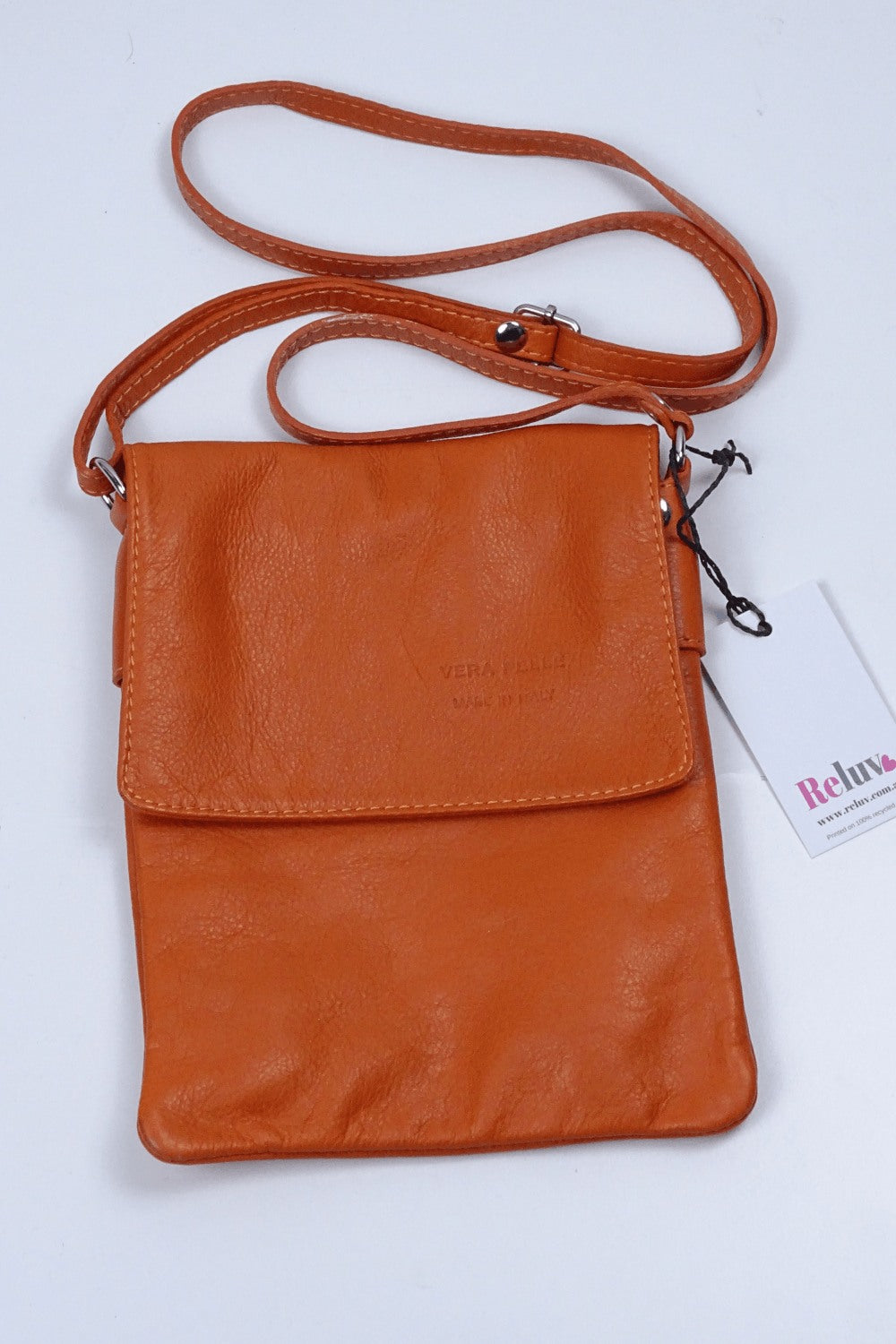 Vera Pelle Orange Bag