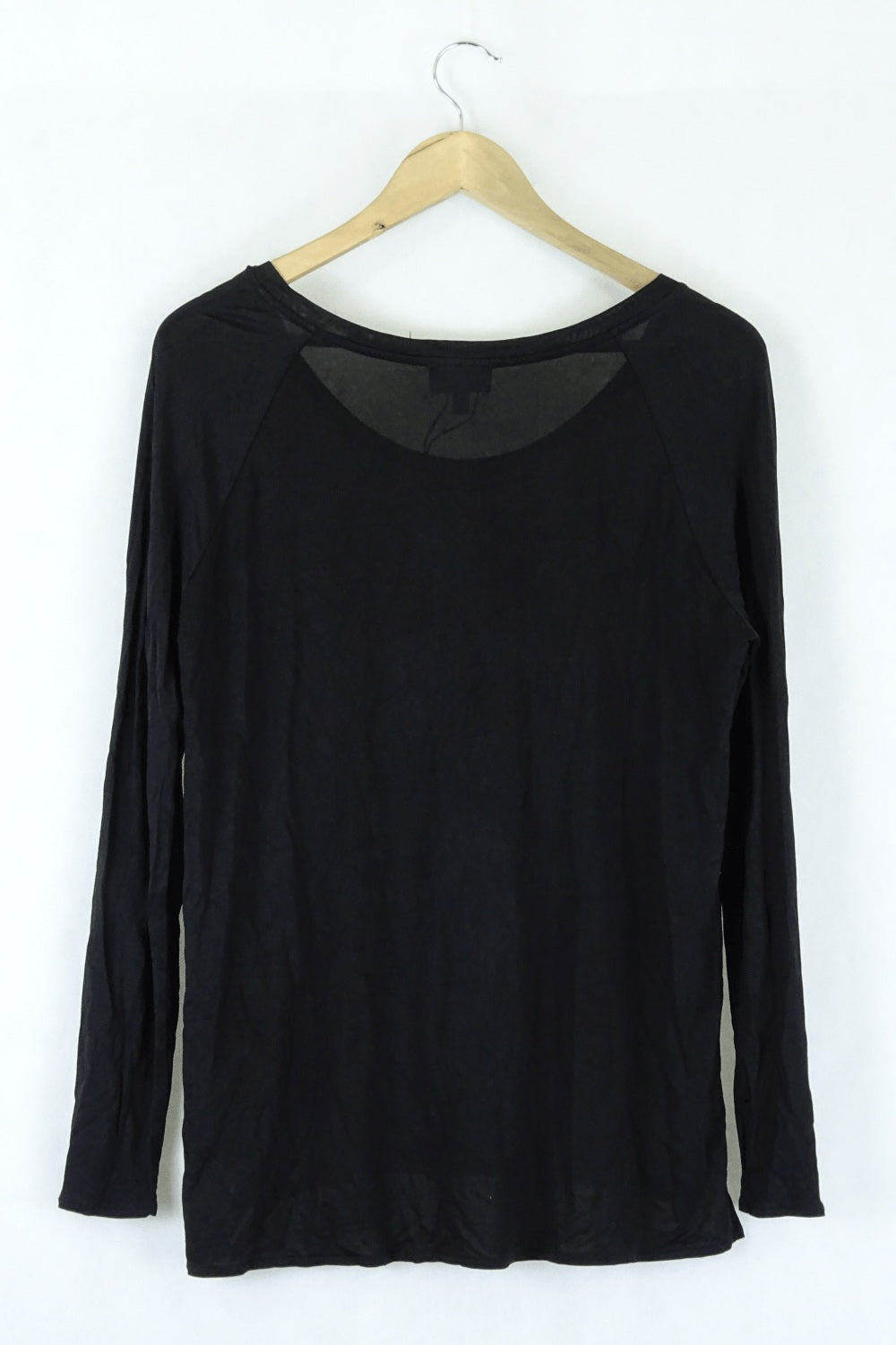 Witchery Black Long Sleeve Top XS