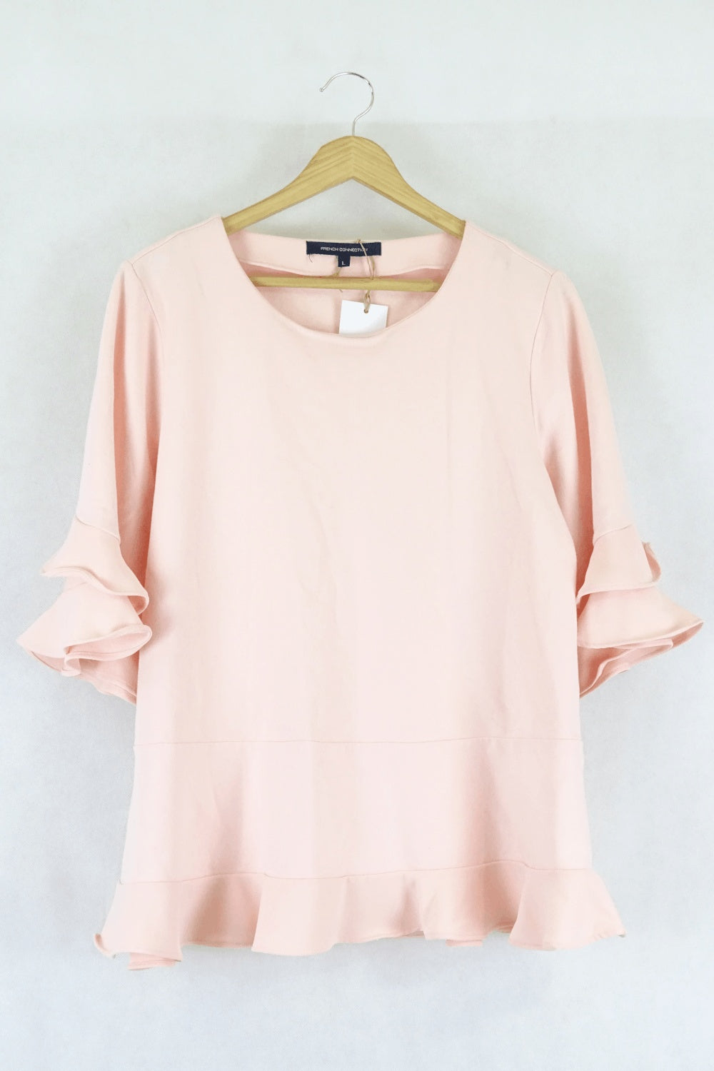 French Connection Peach Top L