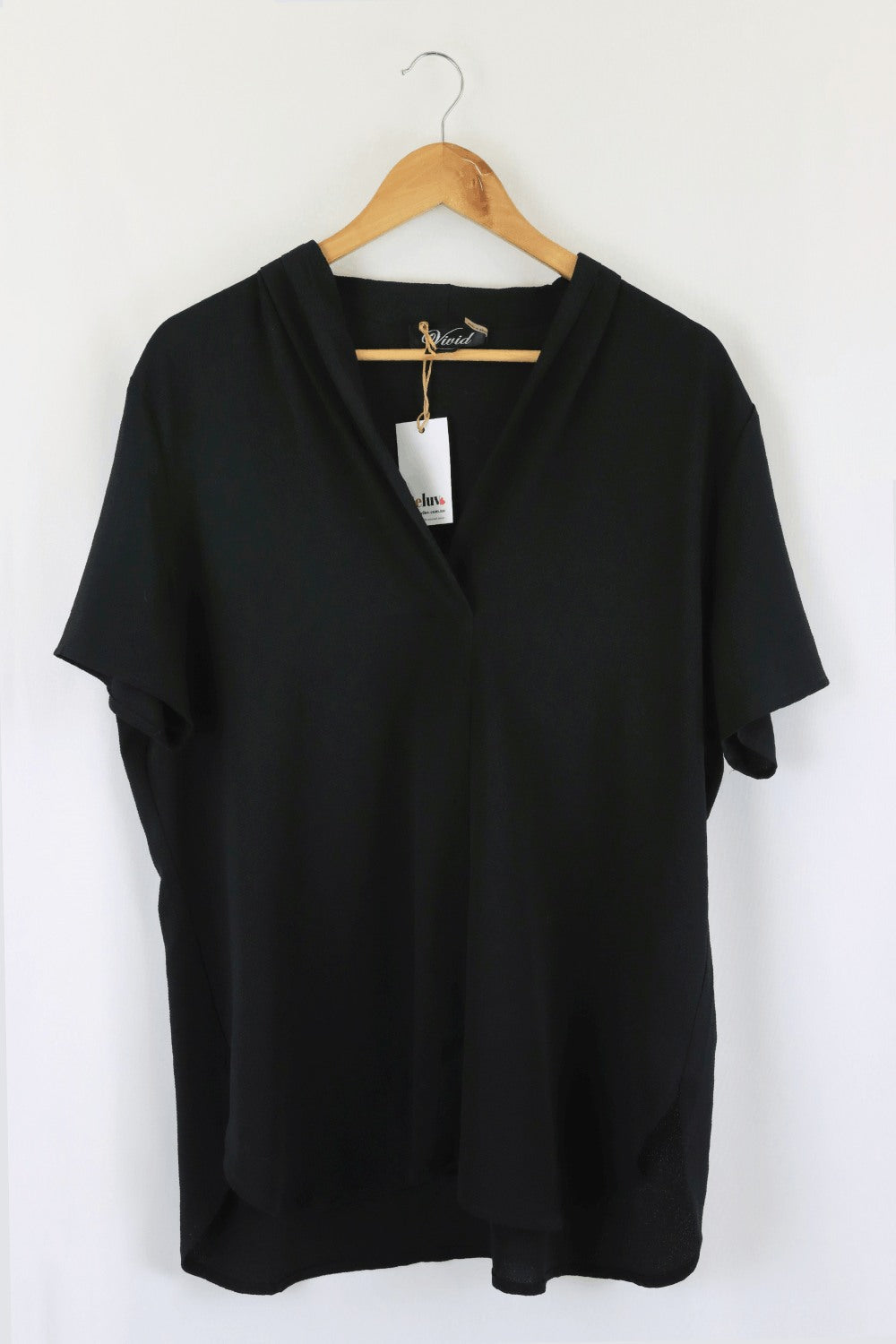 Vivid Black Blouse 16