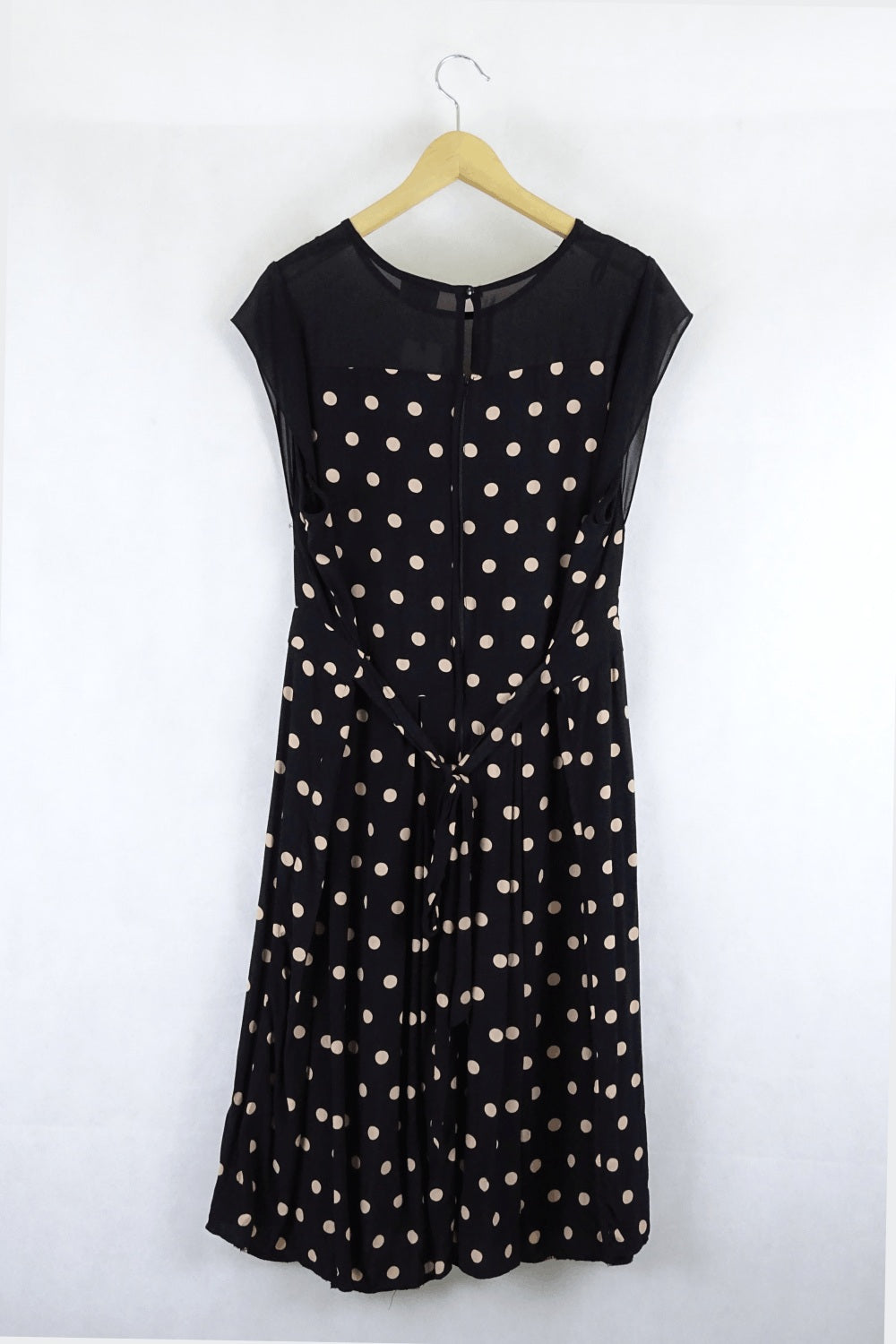 Emily Polka Dot Black Dress 18