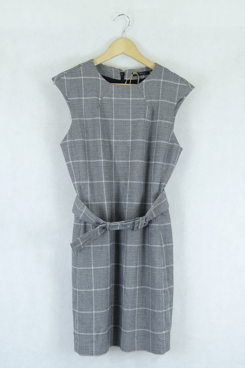 Portmans Grey Check Dress 10