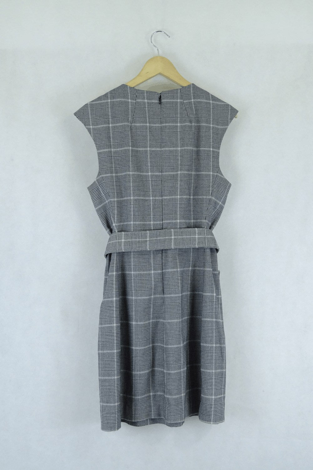 Portmans Grey Check Dress 10