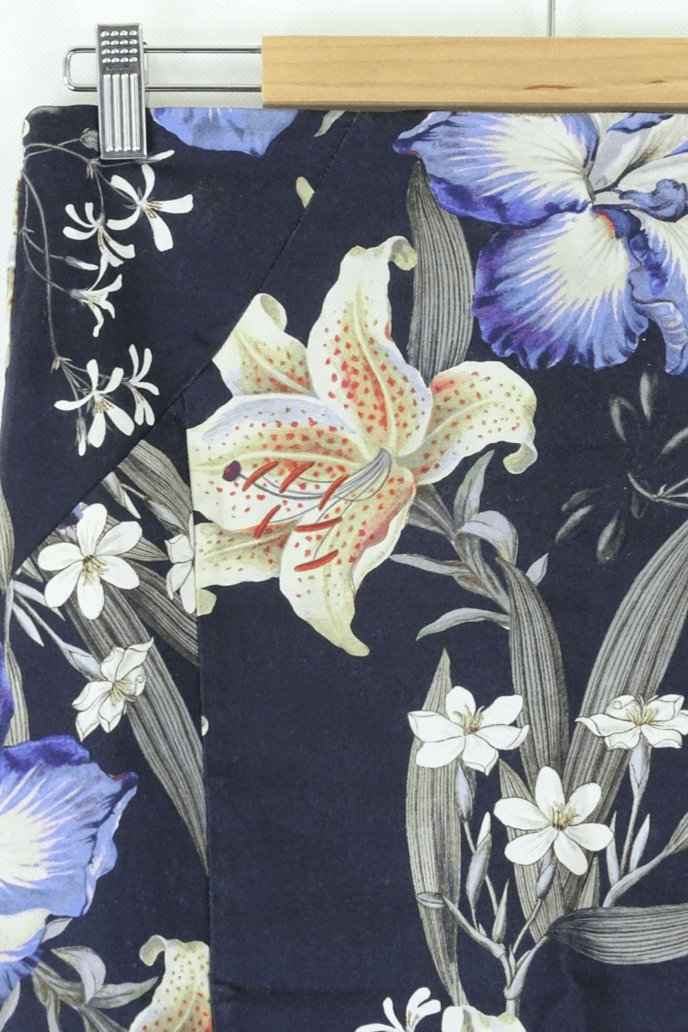 Portmans Navy Floral Skirt 10