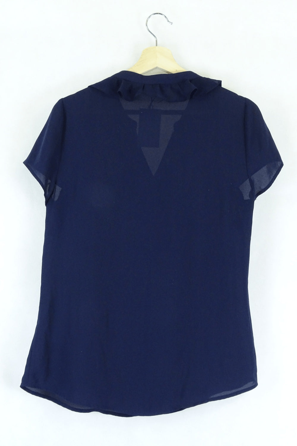 Jacqui E Navy Blouse 10