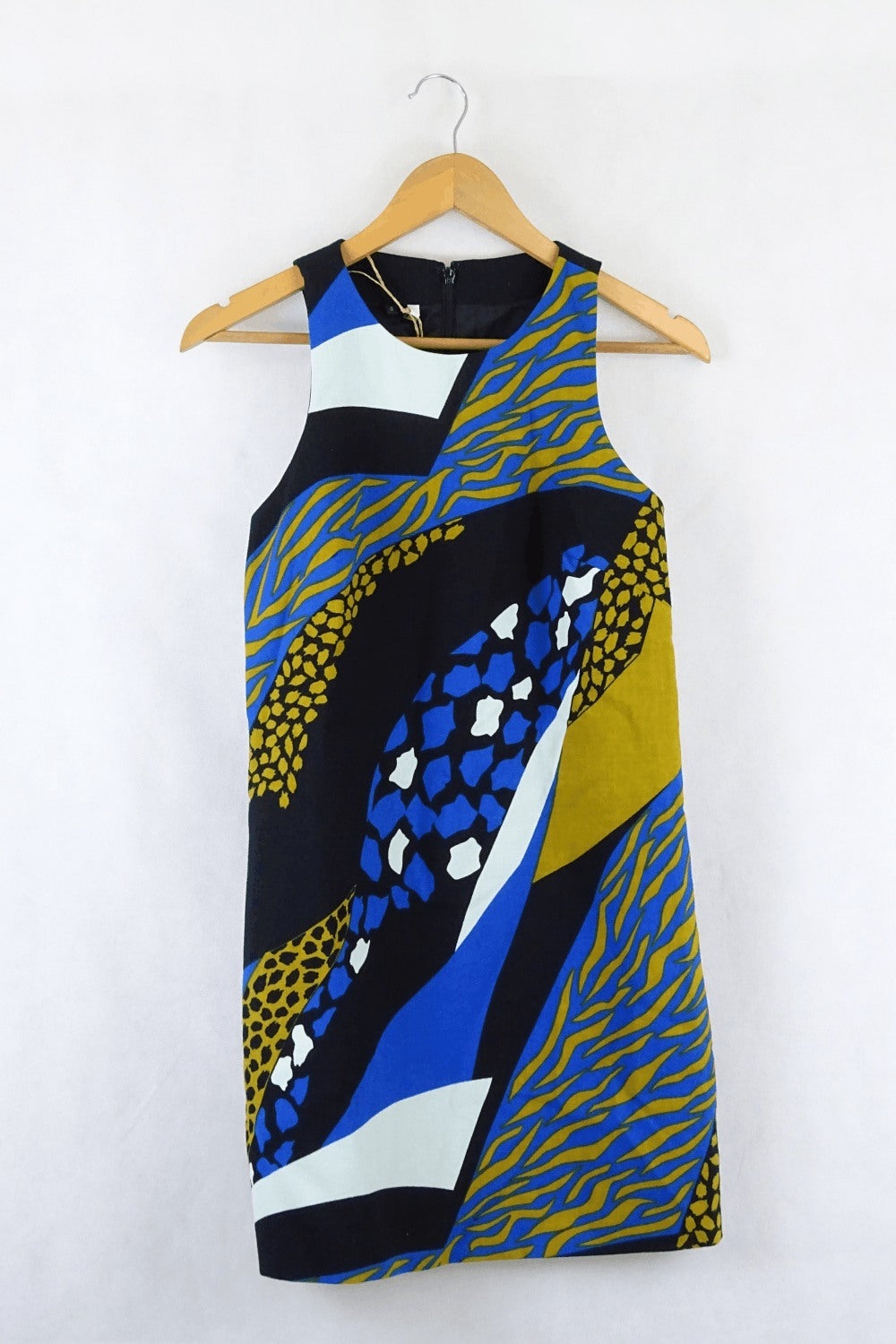 Abstract Dress Blue And Orange 0 (Au 8)