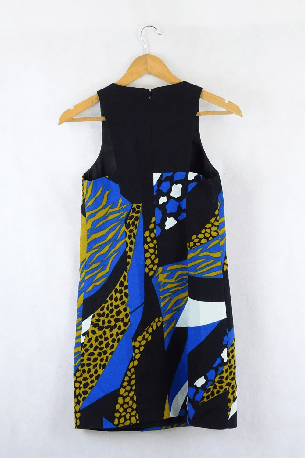 Abstract Dress Blue And Orange 0 (Au 8)