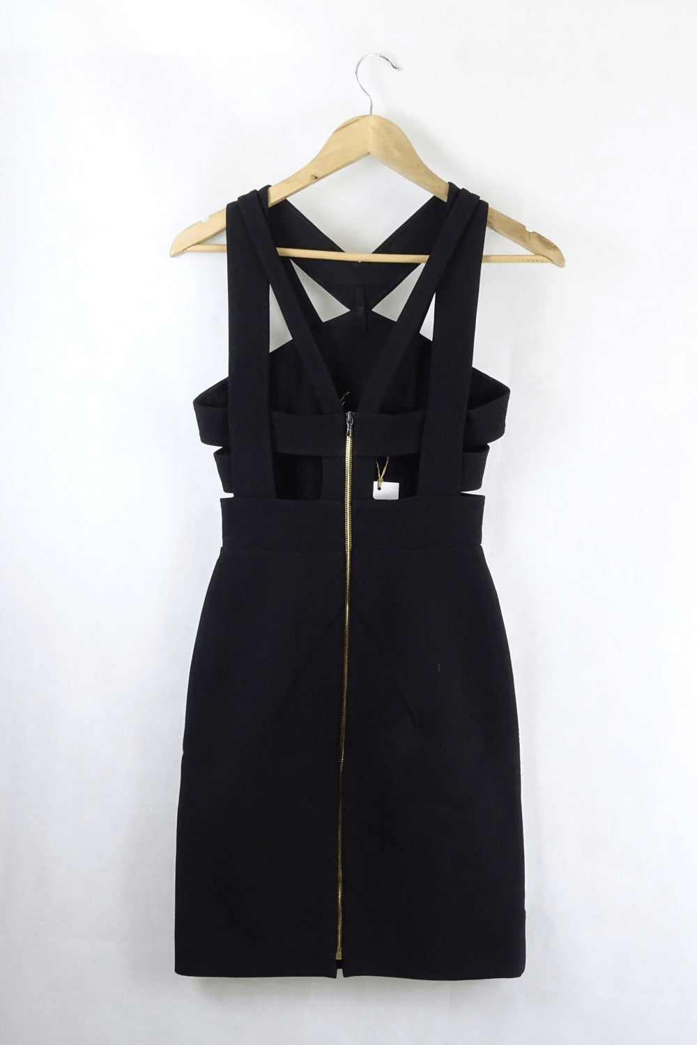 Roland Mouret Black Geometric Dress S