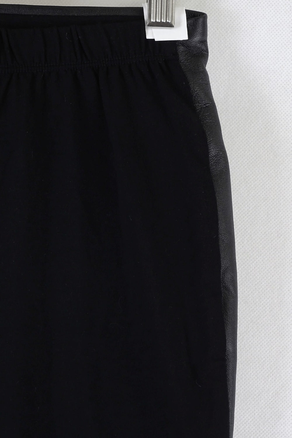 Origen Black Leather Skirt S