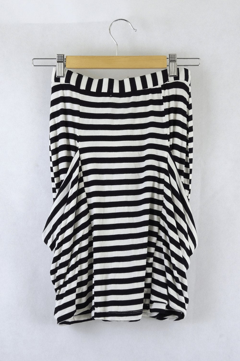 Katie Hosking Black And White Striped Skirt S