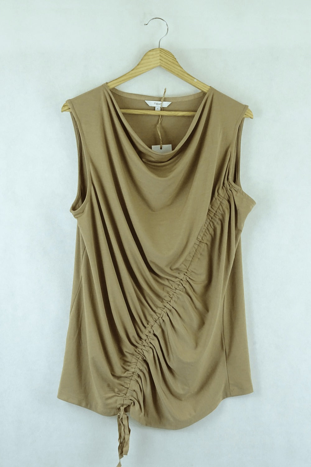 Next Tan Sleeveless Top With Cowl Neck 16