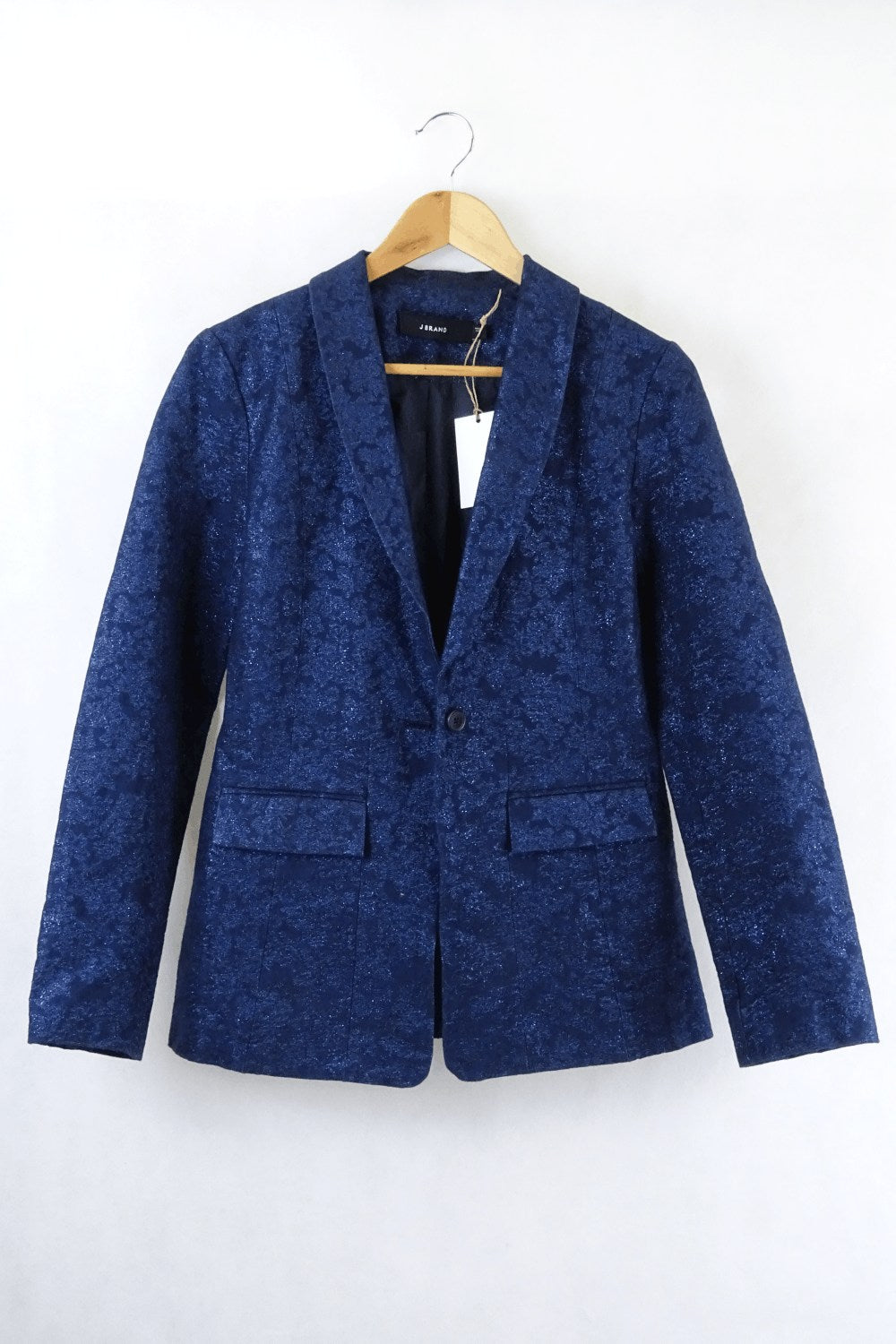 Jbrand Midnight Blue Sparkle Jacket S