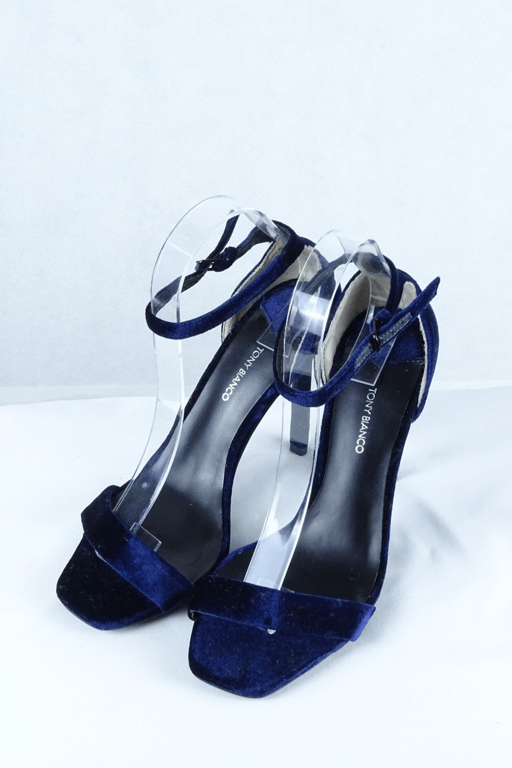 Tony Bianco Velvet Navy Shoes 7 AU