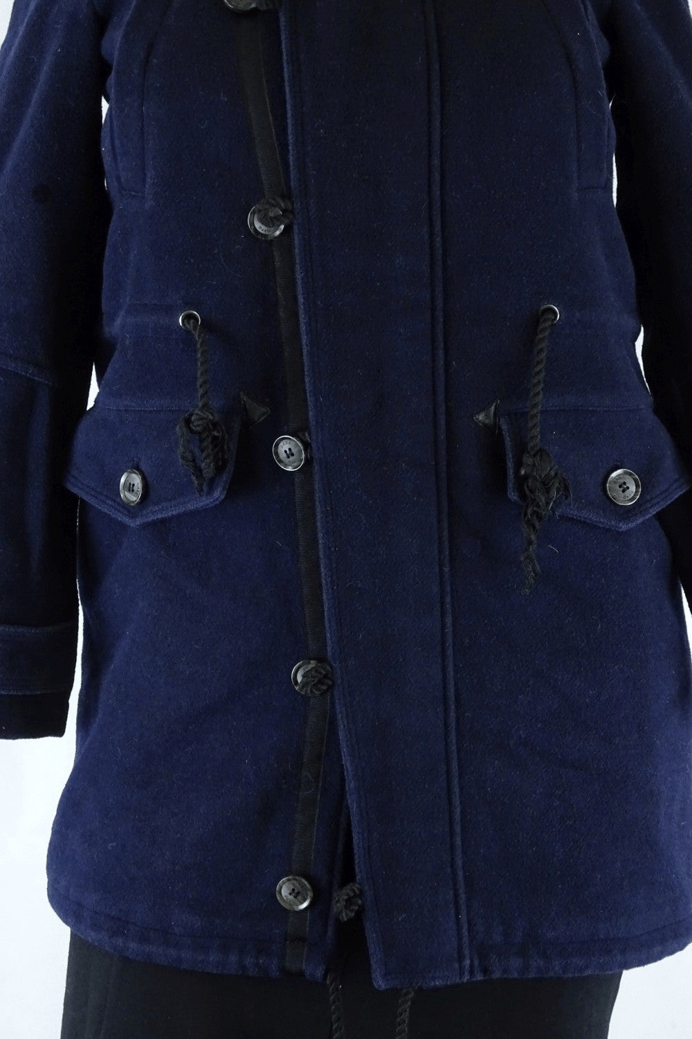 Zara Basic Navy Coat S
